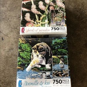 Jigsaw Puzzles 750 pieces each - Lot of 2
